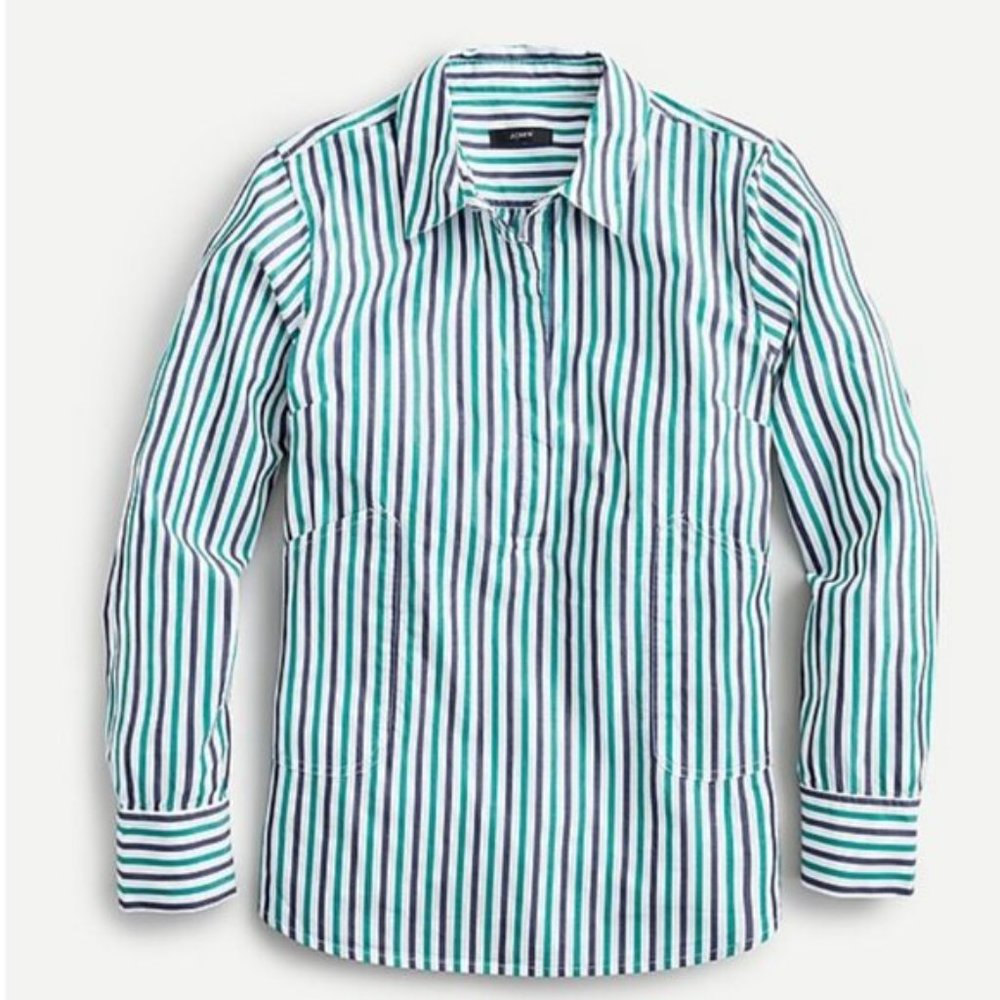 JCrew popover with pockets tunic